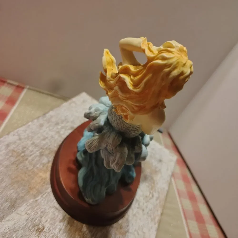 Mermaid and Dolphin Figurine